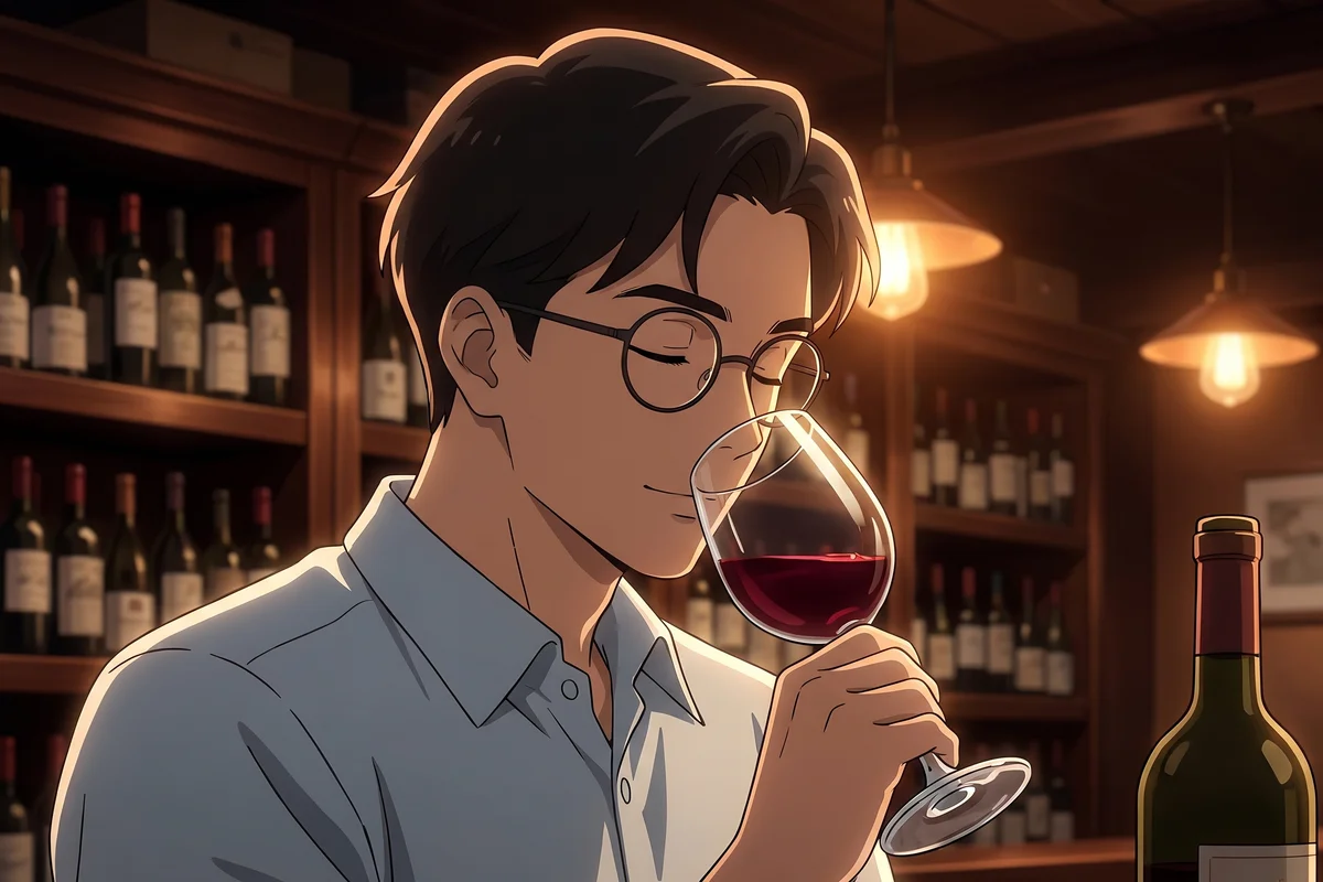 Minjae — Nosing the glass