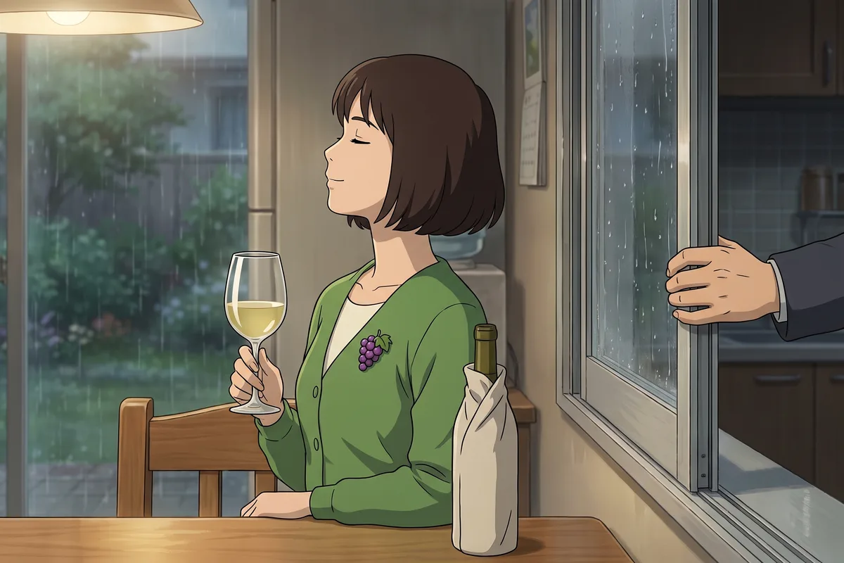 Haru — Late autumn at twenty-one, a rainy evening. "Is it spring outside?" Father opens the window a little and Haru closes her eyes, breathing in the air.